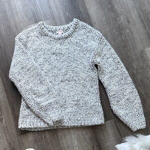 Cat & Jack Women's Textured Gray Sweater